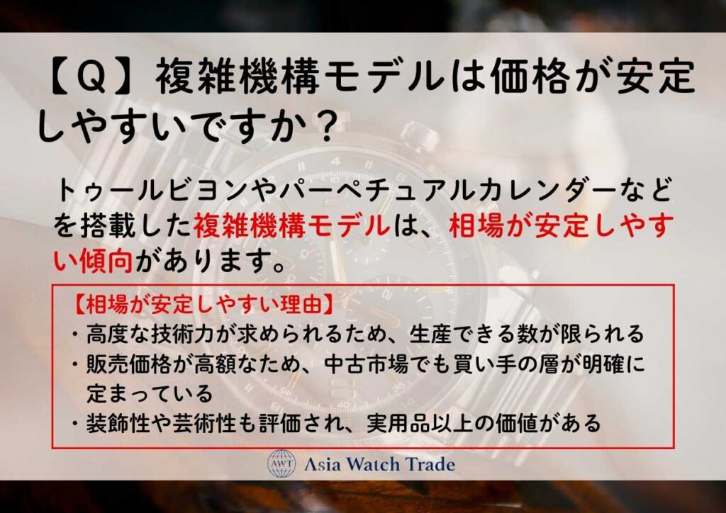 【Ｑ】複雑機構モデルは価格が安定しやすいですか？